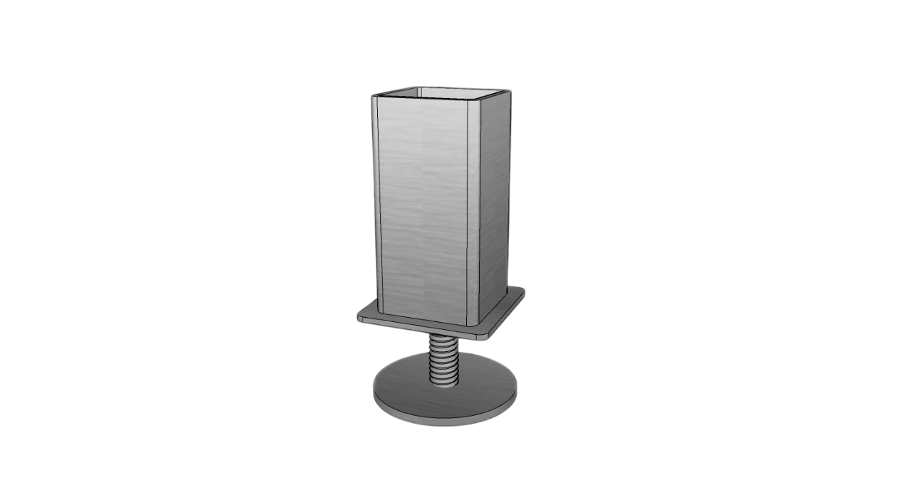 Asado Grill Feet (height-adjustable) - Level your grill on any surface